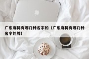 广东麻将有哪几种名字的（广东麻将有哪几种名字的牌）