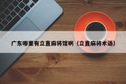 广东哪里有立直麻将馆啊（立直麻将术语）